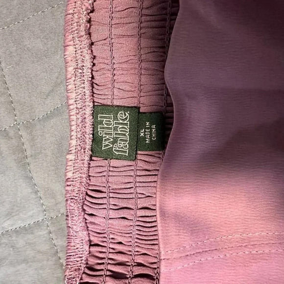 Wild Fable Party Purple Cropped cocktail Tank #1017 - Picture 5 of 6